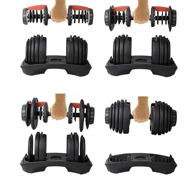 Halter Regulável de 2 à 24 Kg Profissional | + Extensor Elástico de Brinde