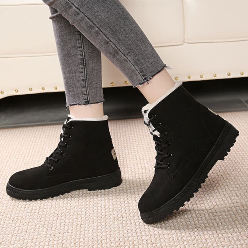 Bota Para Neve Feminina Forrada