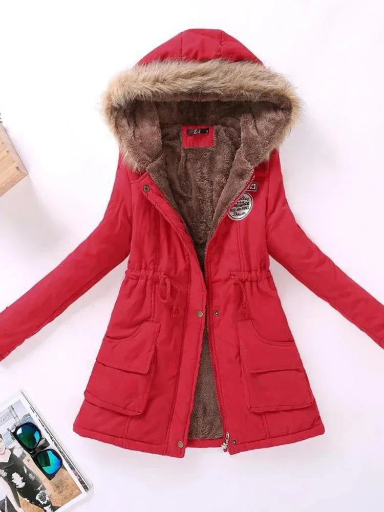 Jaqueta Parka Feminina Acolchoada com Saphira