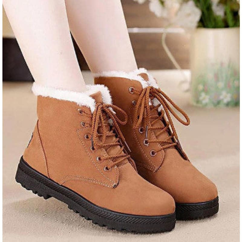 Bota Para Neve Feminina Forrada