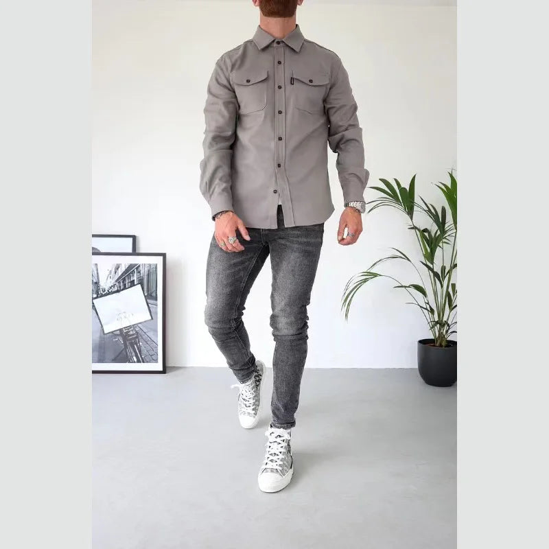 Jaqueta Masculina Casual E.M