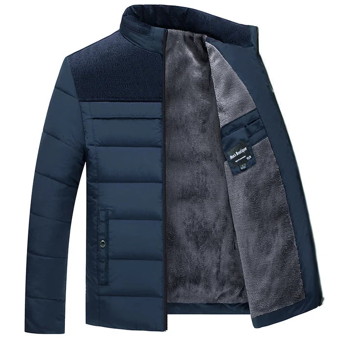 Jaqueta Masculina de Inverno com Proteção Interna 2025