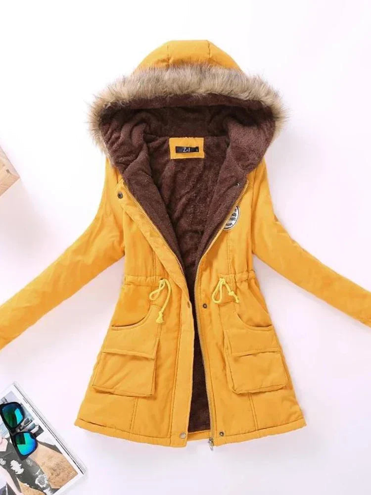 Jaqueta Parka Feminina Acolchoada com Saphira
