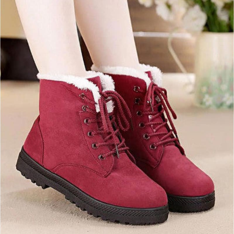 Bota Para Neve Feminina Forrada