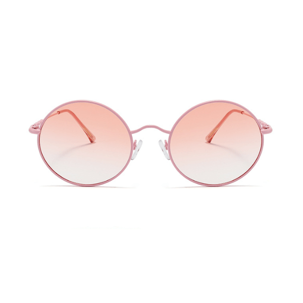 Óculos de Sol Feminino redondo Rosa