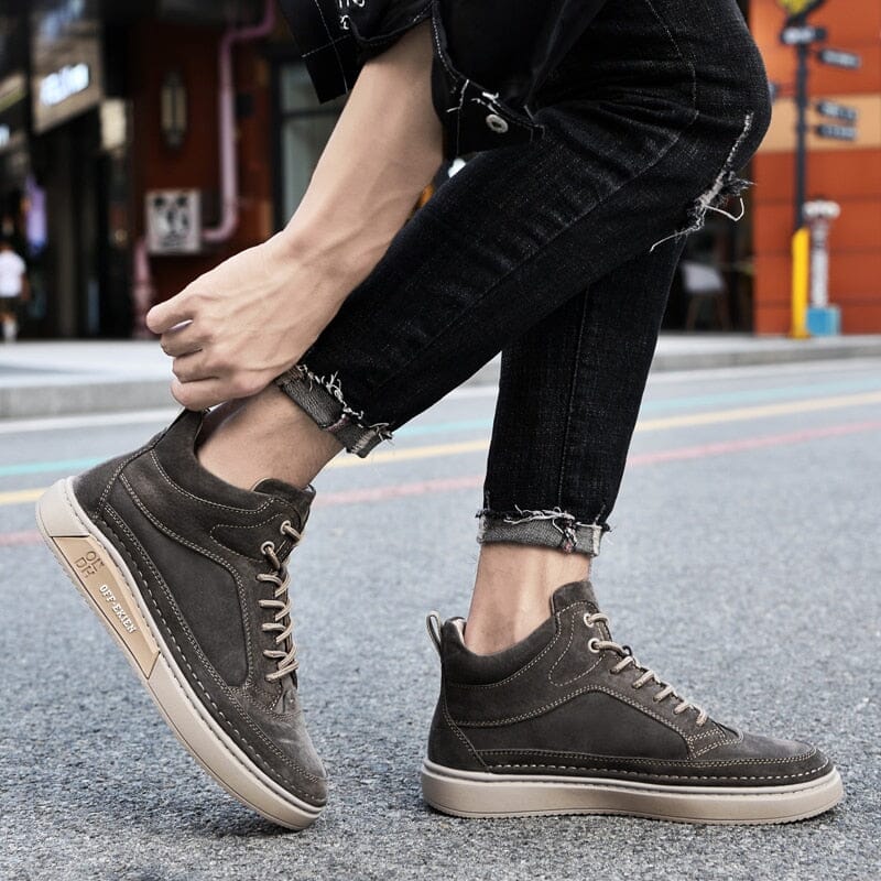 Bota Masculina Elegante e Confortável - Off Ekien