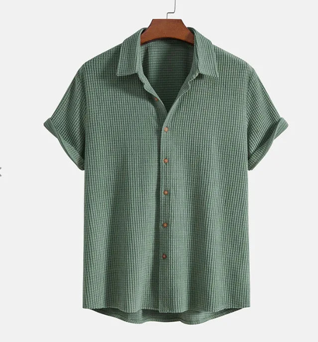 Camisa Masculina Rami Básica Réveillon com Linho