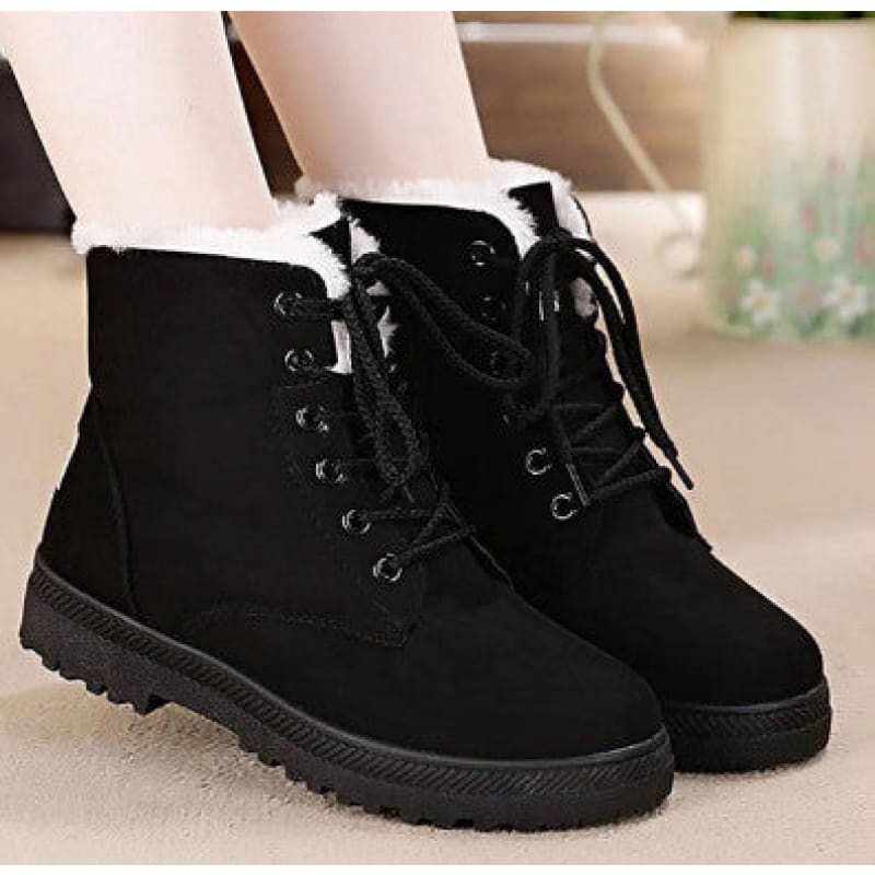 Bota Para Neve Feminina Forrada