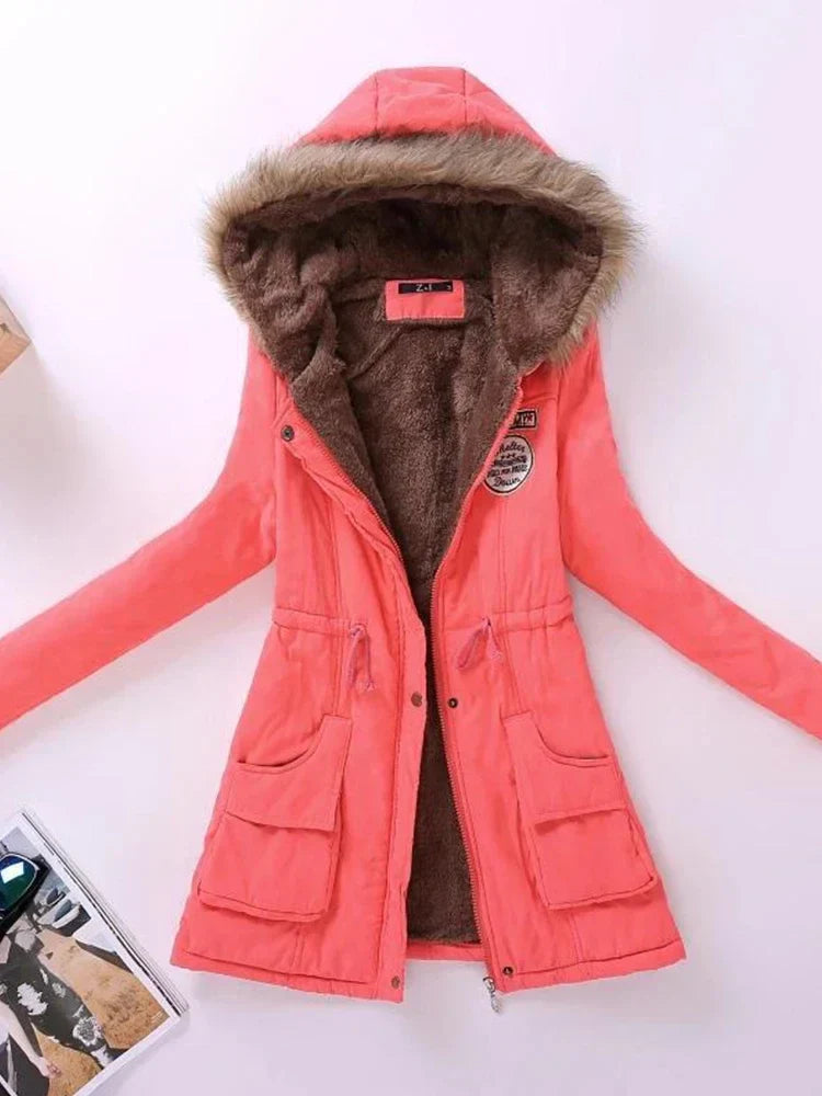 Jaqueta Parka Feminina Acolchoada com Saphira