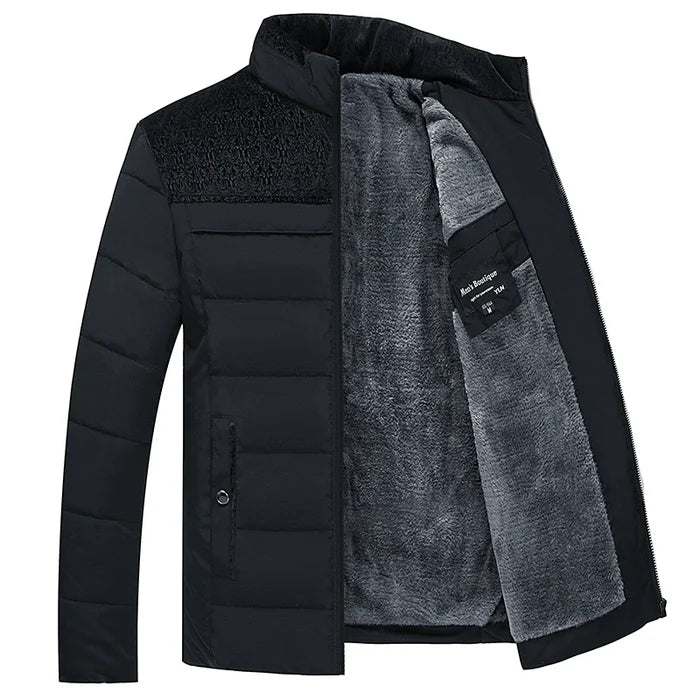 Jaqueta Masculina de Inverno com Proteção Interna 2025